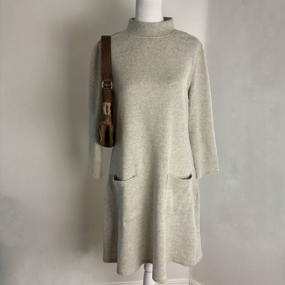 MOTH Anthropologie Knit Mock Neck Dress Size S
